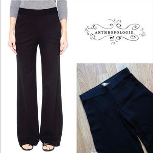 Anthropologie Bailey44 Wide Leg Black Pants Sz S